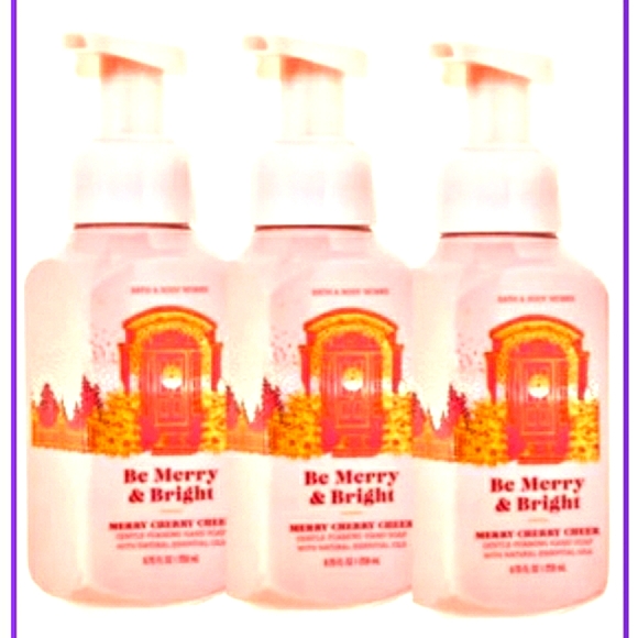🟩🔥"MERRY CHERRY CHEER" FOAMING HAND SOAP-1 BOTTLE  NEW/BBW - Picture 1 of 2